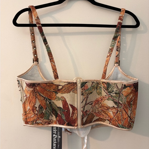 Scarlet Darkness Lace-up 8 Boned Under-Bust Corset Front Waist Cincher - Picture 2 of 4